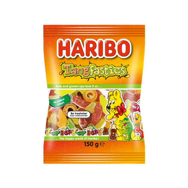 Haribo Tangfastics 160G - Qty - 12 - Sweetie Treats