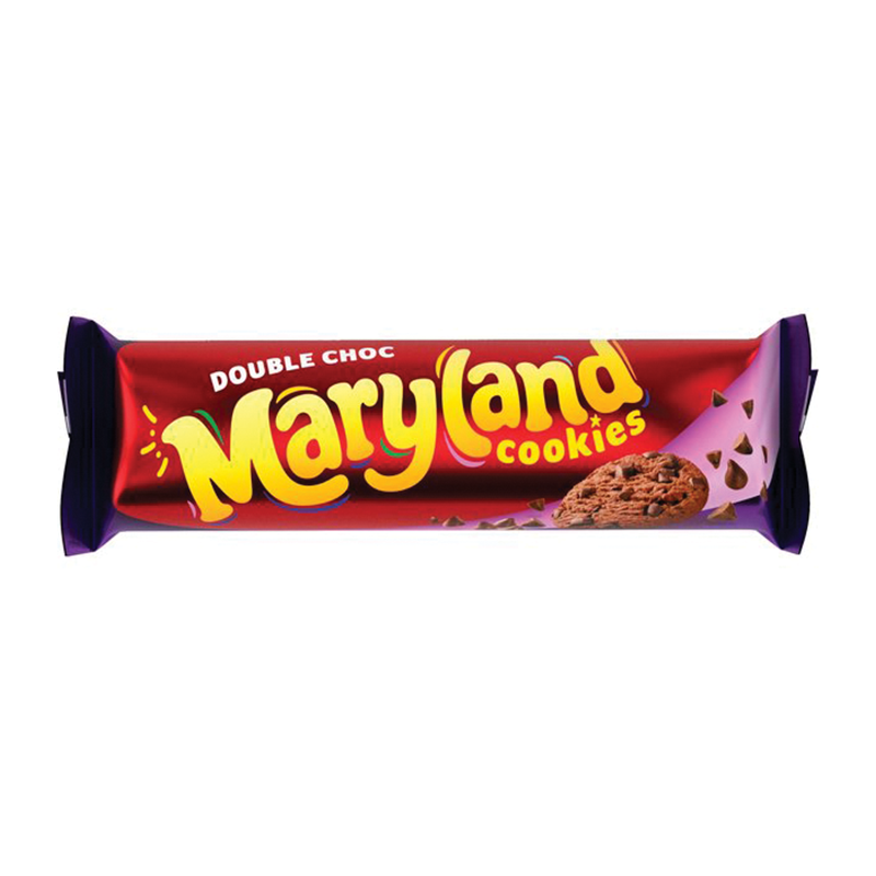 Maryland Cookies Double Choc 200G Pmp £1.29 - Case Qty - 12