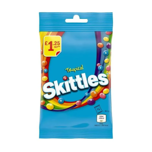 Skittles Tropical Bag 109G Pm £1.25 – Case Qty – 14