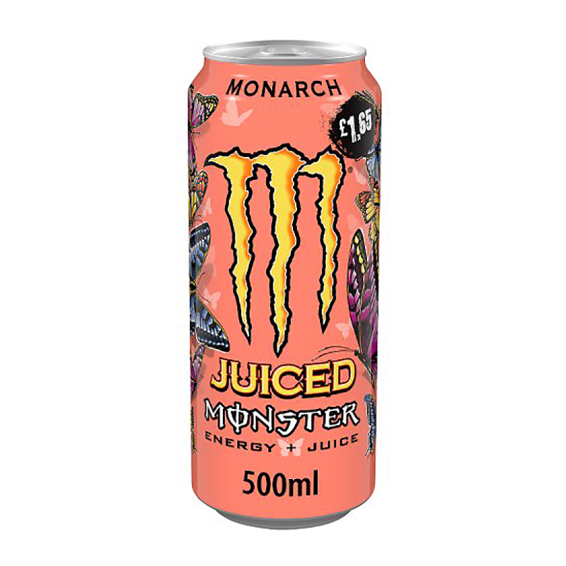 Monster Monarch 500Ml Pmp £1.65 - Case Qty - 12