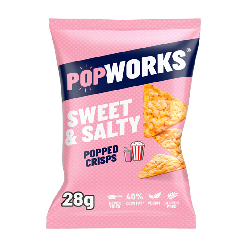 Popworks Sweet & Salty 50G 1.25 - Case Qty - 15