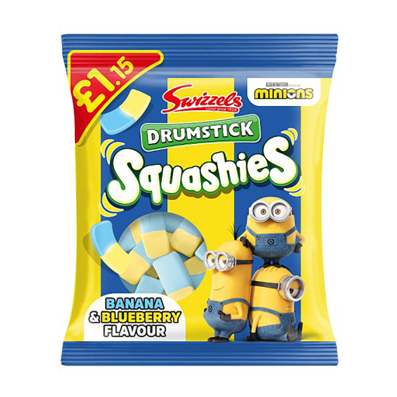 Squashies Drumsticks Minions Pm 1.15 - Case Qty - 12