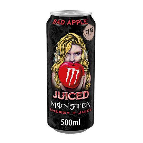 Monster Bad Apple 500Ml Pmp £1.65 - Case Qty - 12