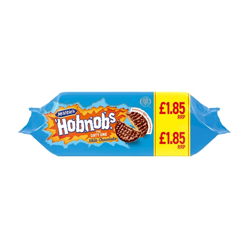 Mcvities Milk Choc Hob Nobs 262G £1.85 - Case Qty - 15