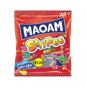 Haribo Maoam Sour Stripes Pmp £1.25 – Case Qty – 14