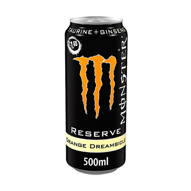 Monster Orange Dreamsicle 500Ml Pmp £1.65 - Case Qty - 12