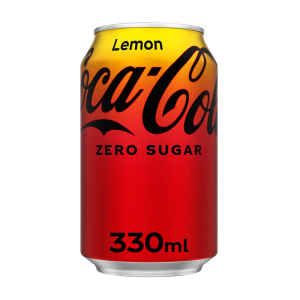 Coca Cola Zero Lemon Can – Case Qty – 24