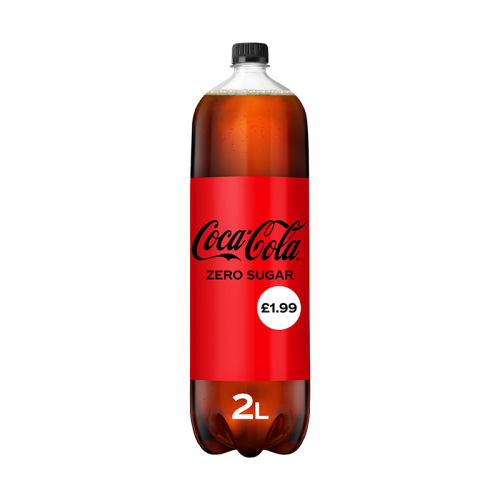 Coca Cola Zero 2Lt Pmp £1.99 - Case Qty - 6