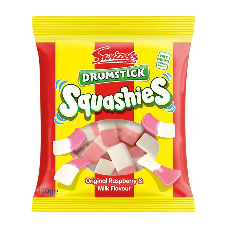 Squashies Drumsticks Original 120G - Case Qty - 12