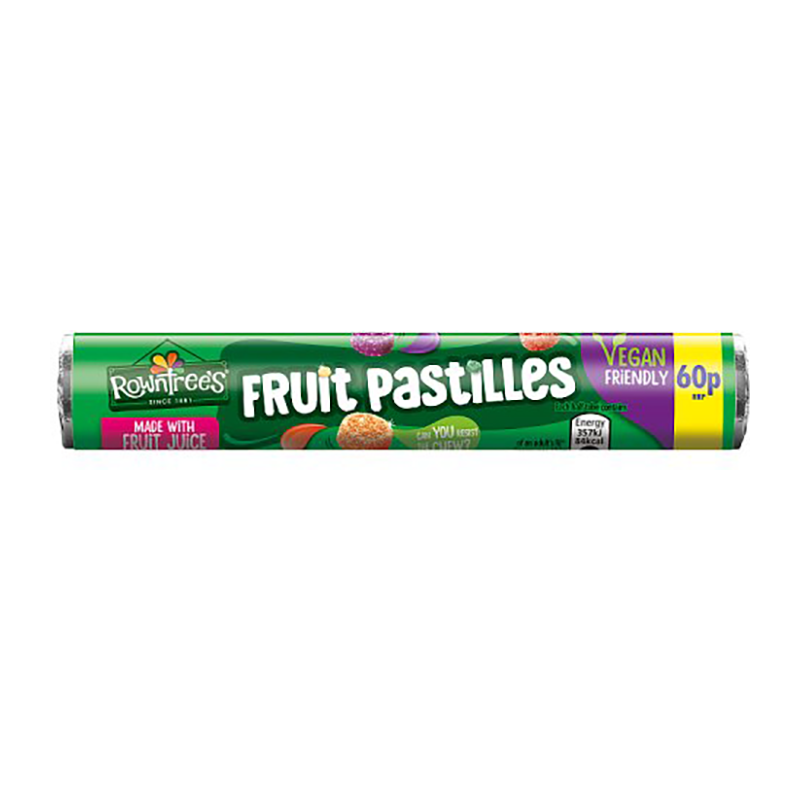 Fruit Pastilles Rolls Pm 60P - Case Qty - 32