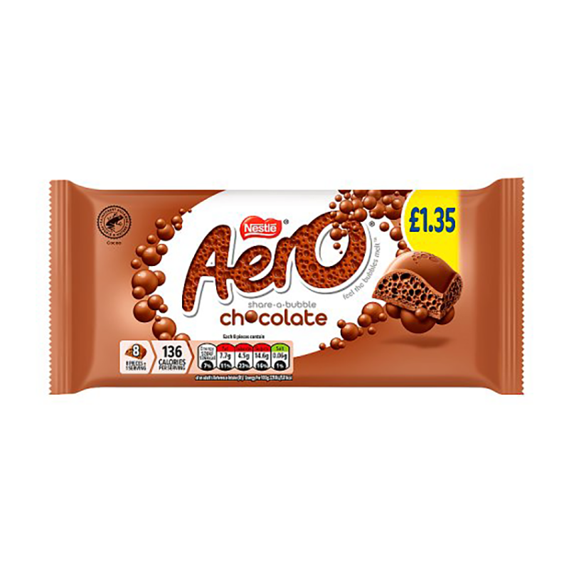 Nestle Aero Giant Milk £1.35 - Case Qty - 15