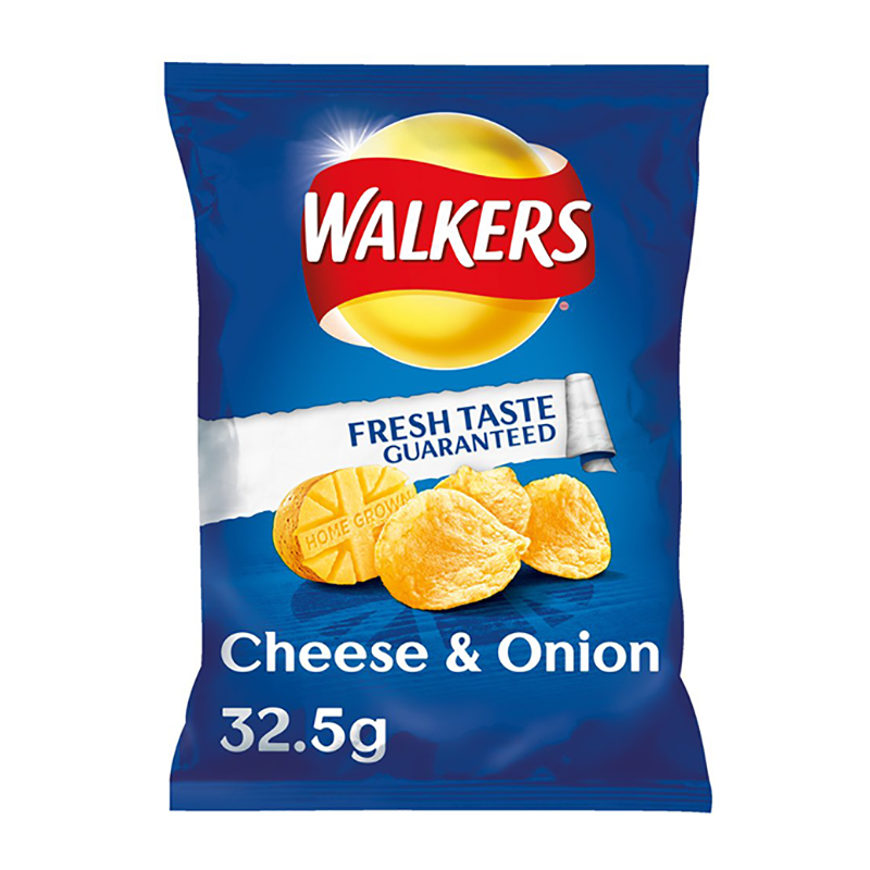 Walkers Cheese & Onion 32.5G - Case Qty - 32