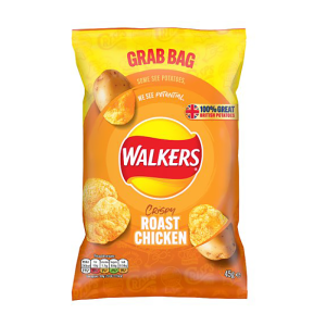 Walkers Grab Bag Chicken 45G – Case Qty – 32