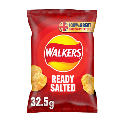 Walkers Ready Salted 32.5G - Case Qty - 32