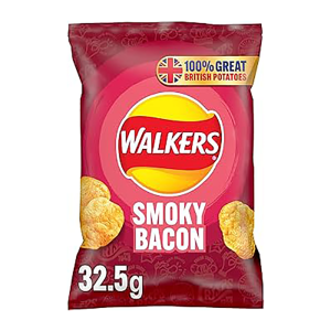 Walkers Smoky Bacon 32.5G – Case Qty – 32