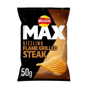 Walkers Max Steak 50G – Case Qty – 24