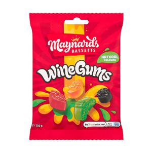 Maynard Wine Gums 130G Bag – Case Qty – 10