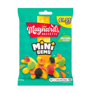 Maynard Mini Gems 130G Pm £1.35 – Case Qty – 10