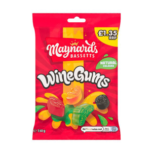 Maynard Wine Gums 130G Pm £1.35 – Case Qty – 10