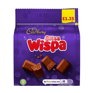 Cadburys Bitsa Wispa £1.35 – Case Qty – 10