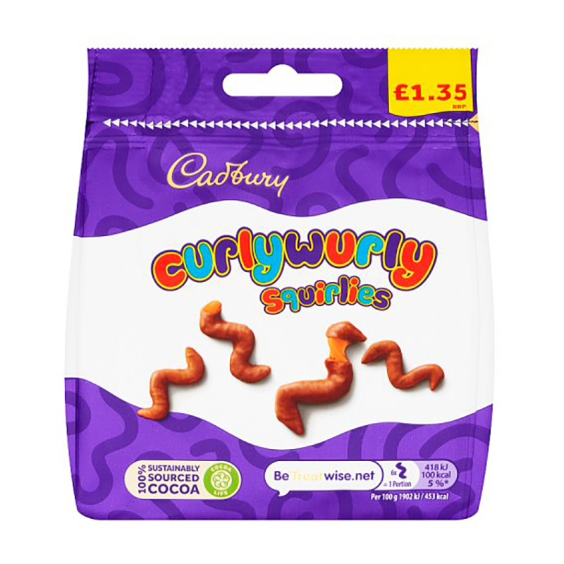 Curly Wurly Squirlies £1.35 - Case Qty - 10