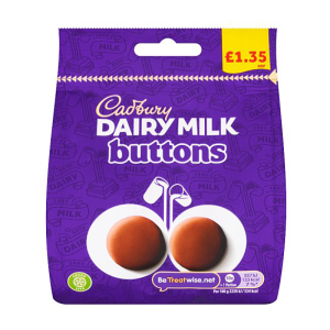 Cadburys Giant Buttons £1.35 – Case Qty – 10