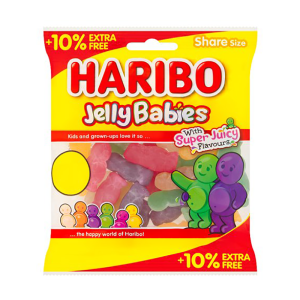 Haribo Jelly Babies Pmp £1.25 10% Extra – Case Qty – 12