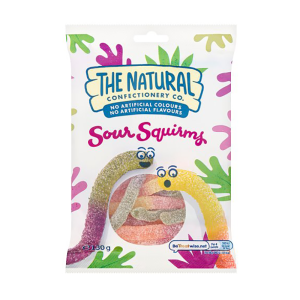 Tncc Sour Squirms 130G Bag – Case Qty – 10