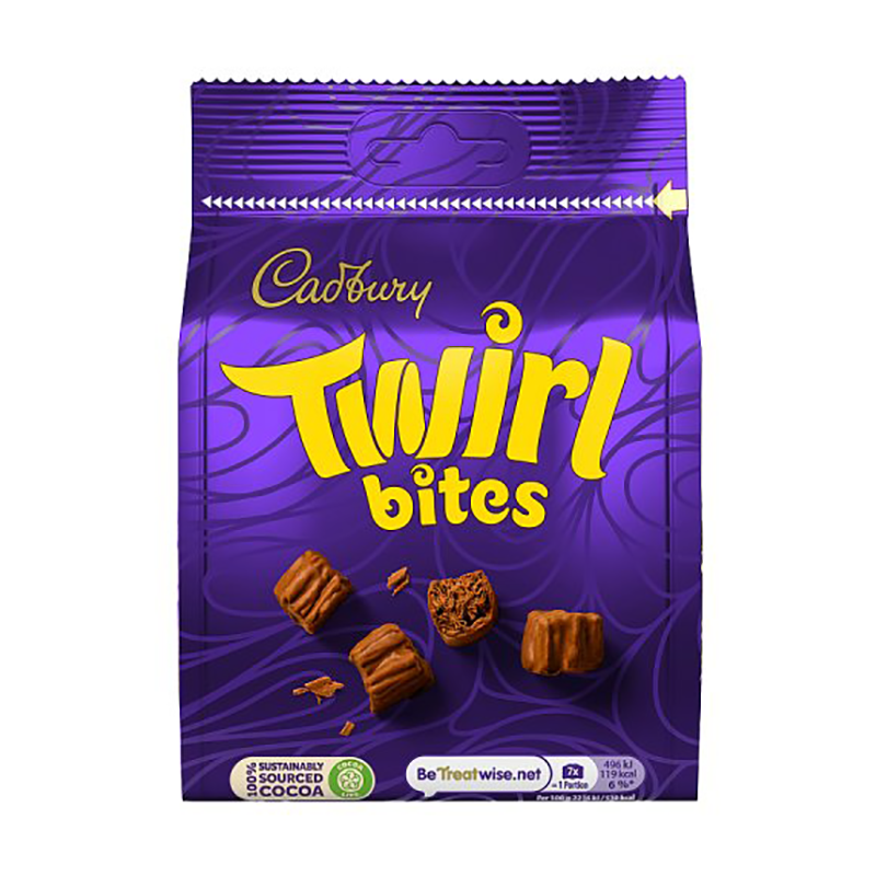 Cadburys Twirl Bites 85G - Case Qty - 10