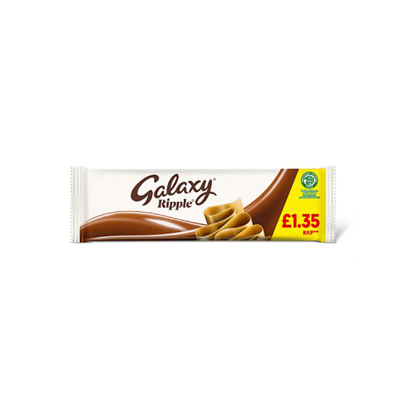 Galaxy Ripple Std 3 Pack Pm £1.35 - Case Qty - 29