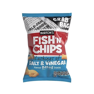 Burtons Fish & Chips S/Vinegar 40G – Case Qty – 30