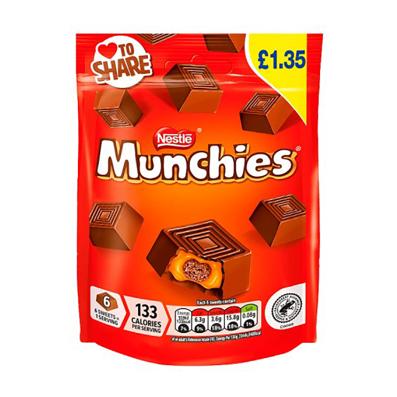 Munchies Bag 81G Pm £1.35 - Case Qty - 10