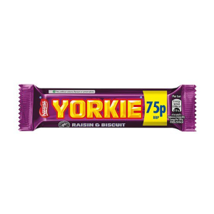 Yorkie Raisin & Biscuit Pm 75P – Case Qty – 24