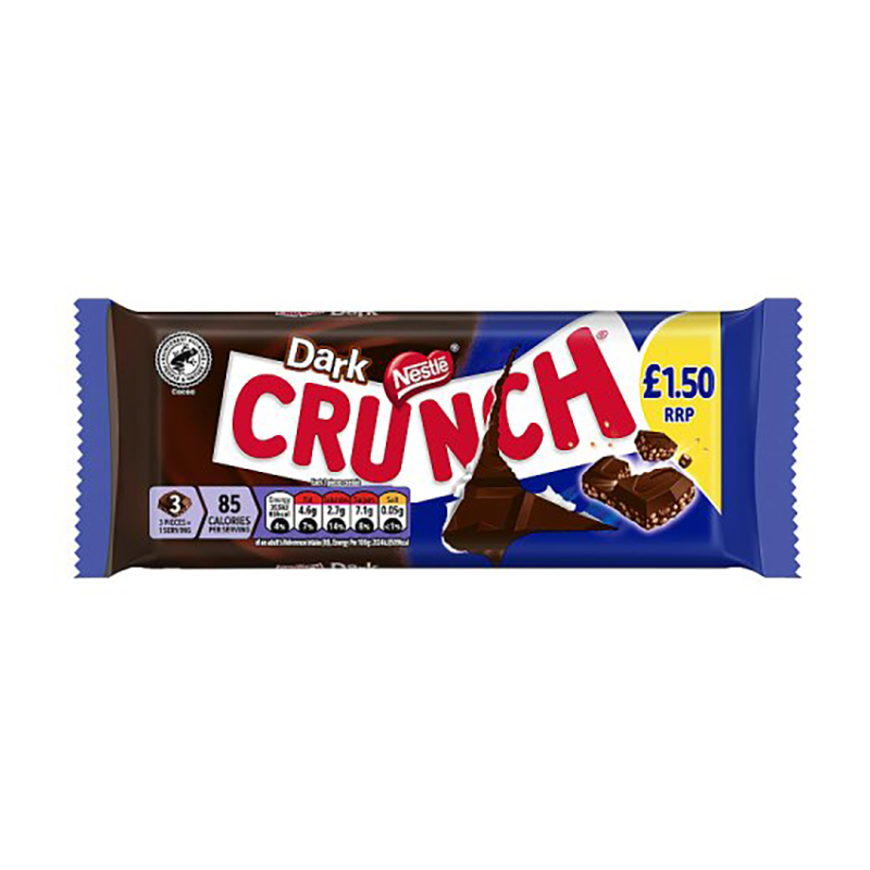 Crunch Dark 100G Pmp £1.50 - Case Qty - 20