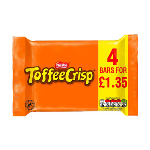 Toffee Crisp 4Pk Pm £1.35 – Case Qty – 14