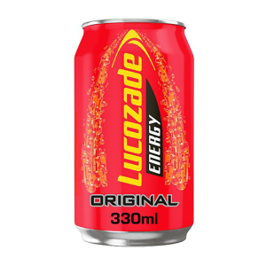 Lucozade Original 330Mls Can – Case Qty – 24