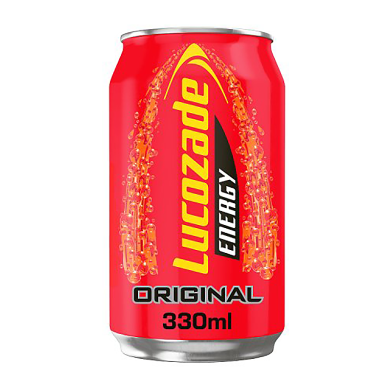 Lucozade Original 330Mls Can - Case Qty - 24