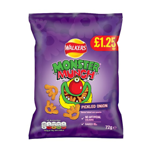 Monster Munch Pickled Onion Pm 1.25 – Case Qty – 18