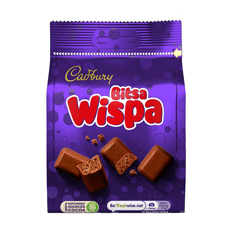 Cadburys Bitsa Wispa 85G - Case Qty - 10