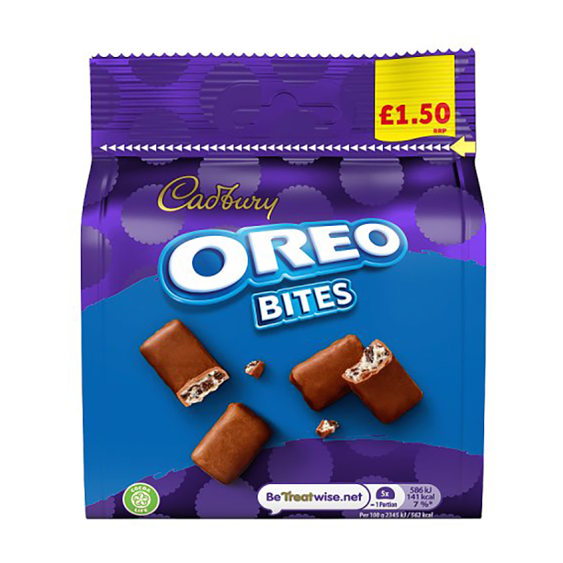 Cadbury Oreo Bites £1.50 - Case Qty - 10