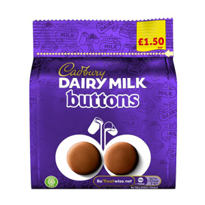 Cadburys Giant Buttons £1.50 – Case Qty – 10