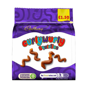 Cadburys Curly Wurly Squirlies £1.50 – Case Qty – 10