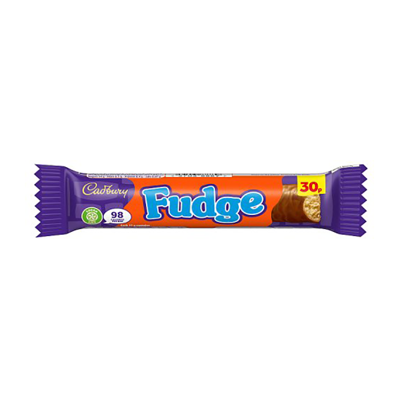 Cadburys Fudge 22G Pmp 30P - Case Qty - 60