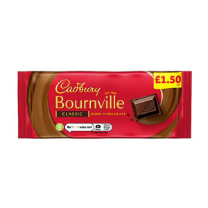 Cadburys Bournville 100G Pmp £1.50 – Case Qty – 18