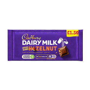 Cadburys Chopped Nut Pmp £1.50 – Case Qty – 22