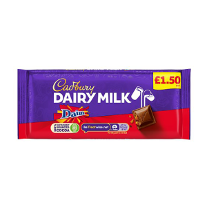 Cadburys Dairy Milk Daim 120G £1.50 – Case Qty – 18