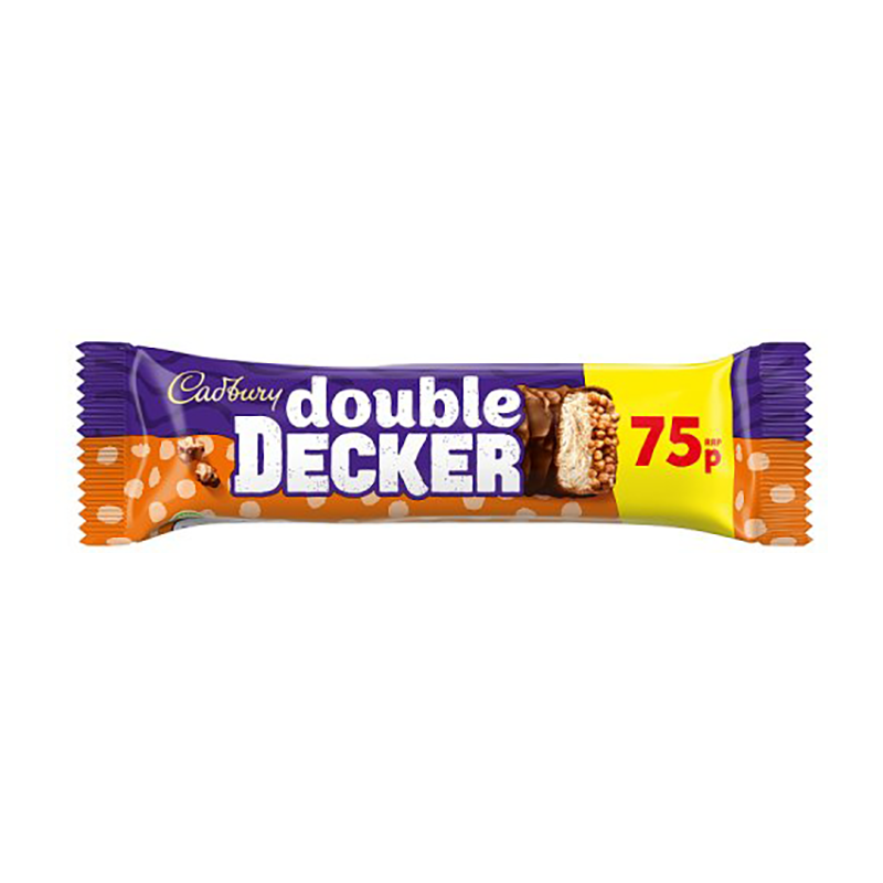 Cadburys Double Decker Pmp 75P - Case Qty - 48