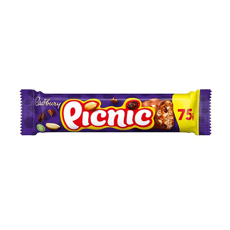 Cadburys Picnic Pmp 75P - Case Qty - 36