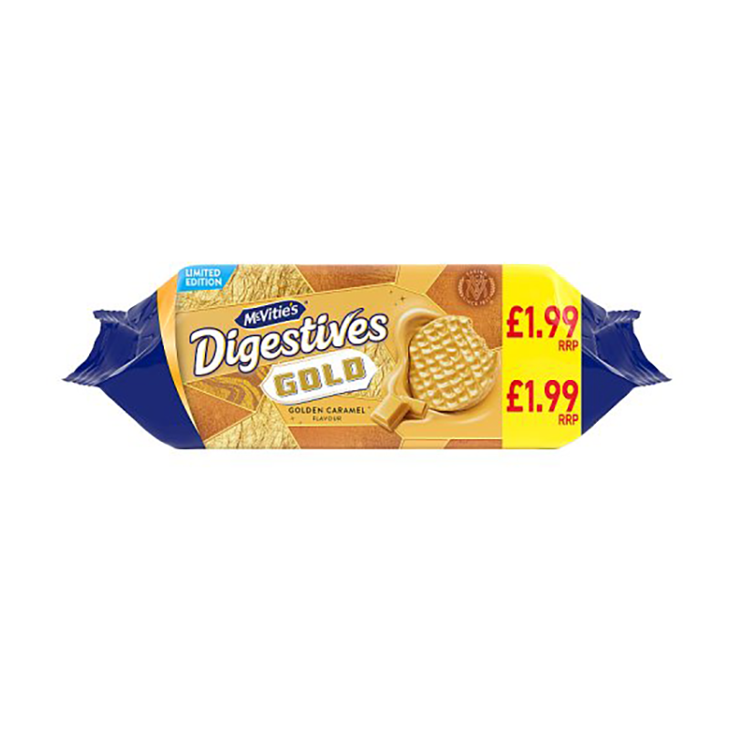 Mcvities Gold Digestives 232G £1.99 - Case Qty - 12