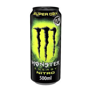 Monster Nitro Super Dry 500Ml Pmp £1.75 – Case Qty – 12